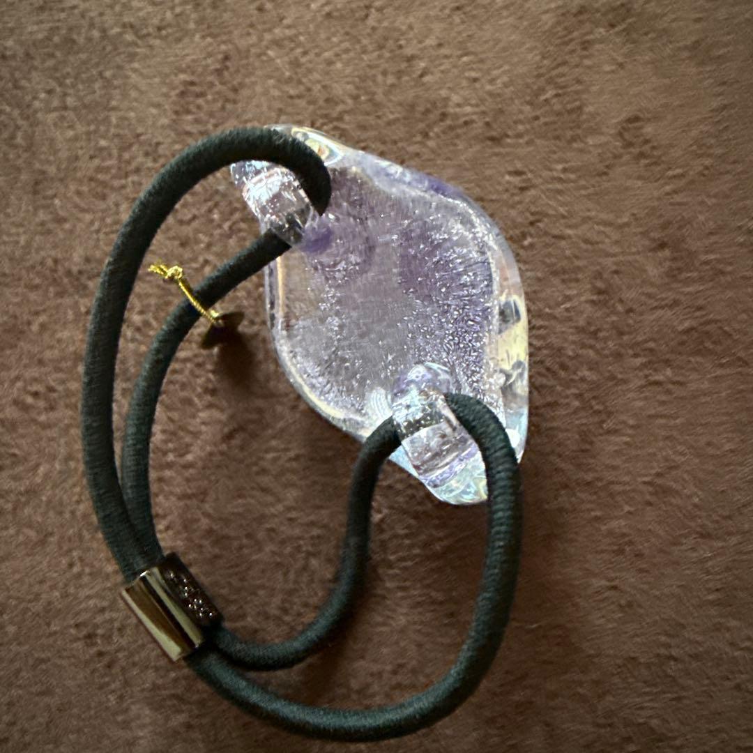 Colette Malouf コレットマルーフ　グラスポニー　パープル