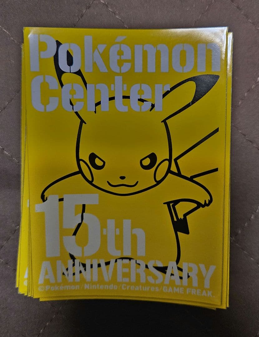 スリーブ60枚 15周年 ピカチュウ デッキシールド ポケモンカード ポケカ
