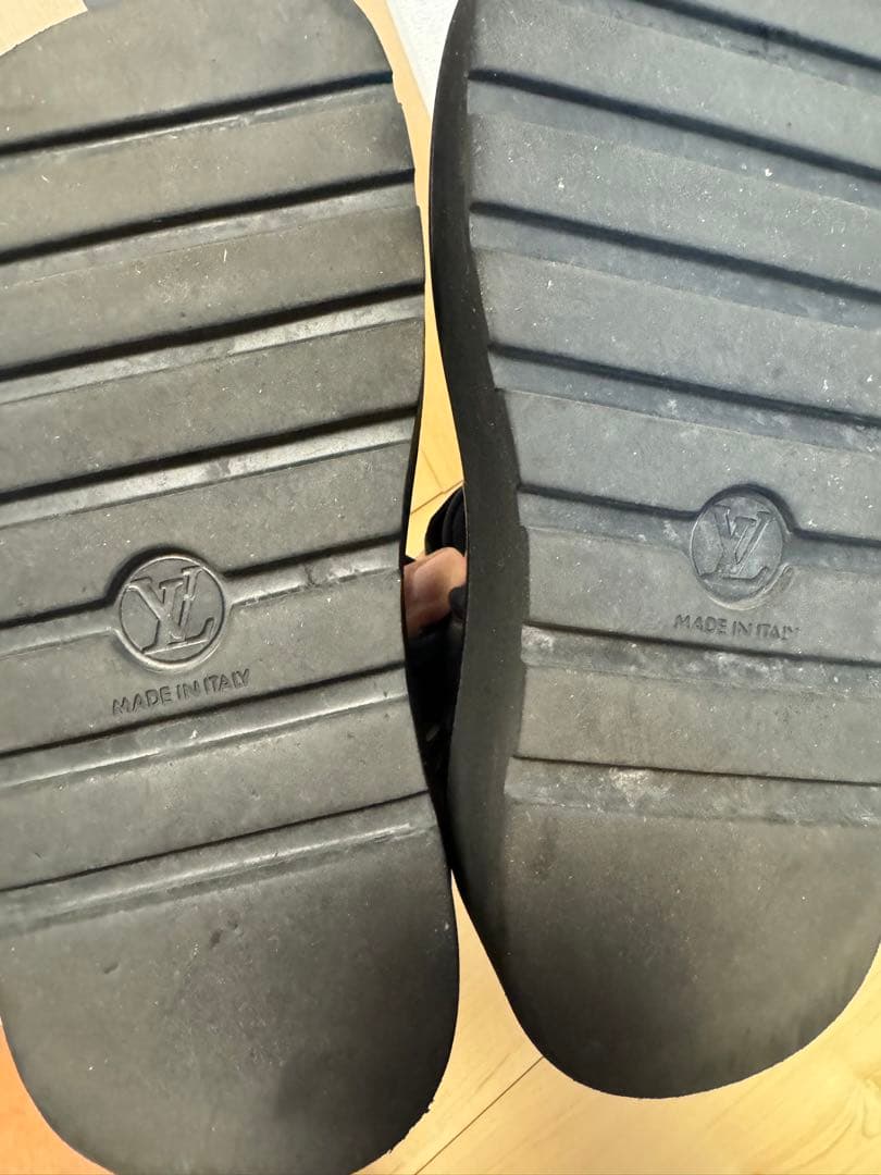 ルイヴィトン　プールピローライン　サンダル24cm厚底