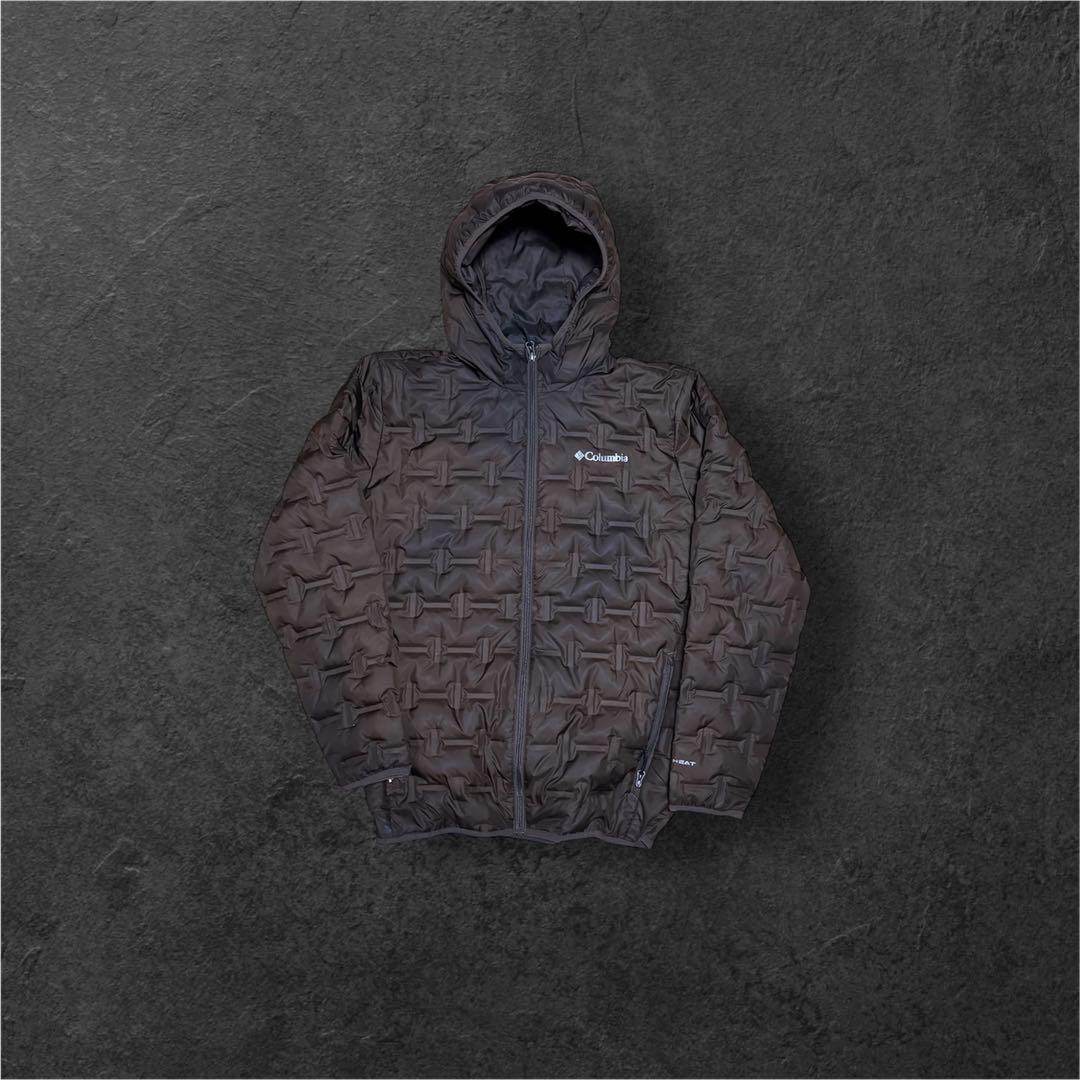 Columbia hooded puffer jacket y2k テック