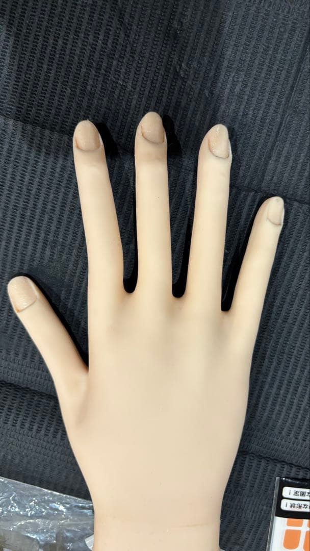 ネイリスト技能検定試験用 JNEC 認定モデルハンド　チップ　両面テープ　付き