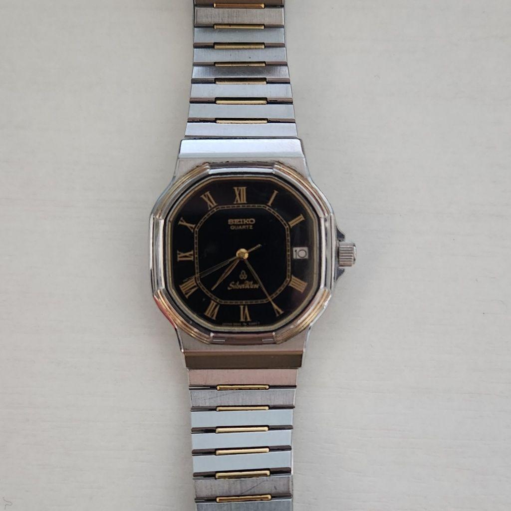 SEIKO Silver Wave クォーツ 稼働中