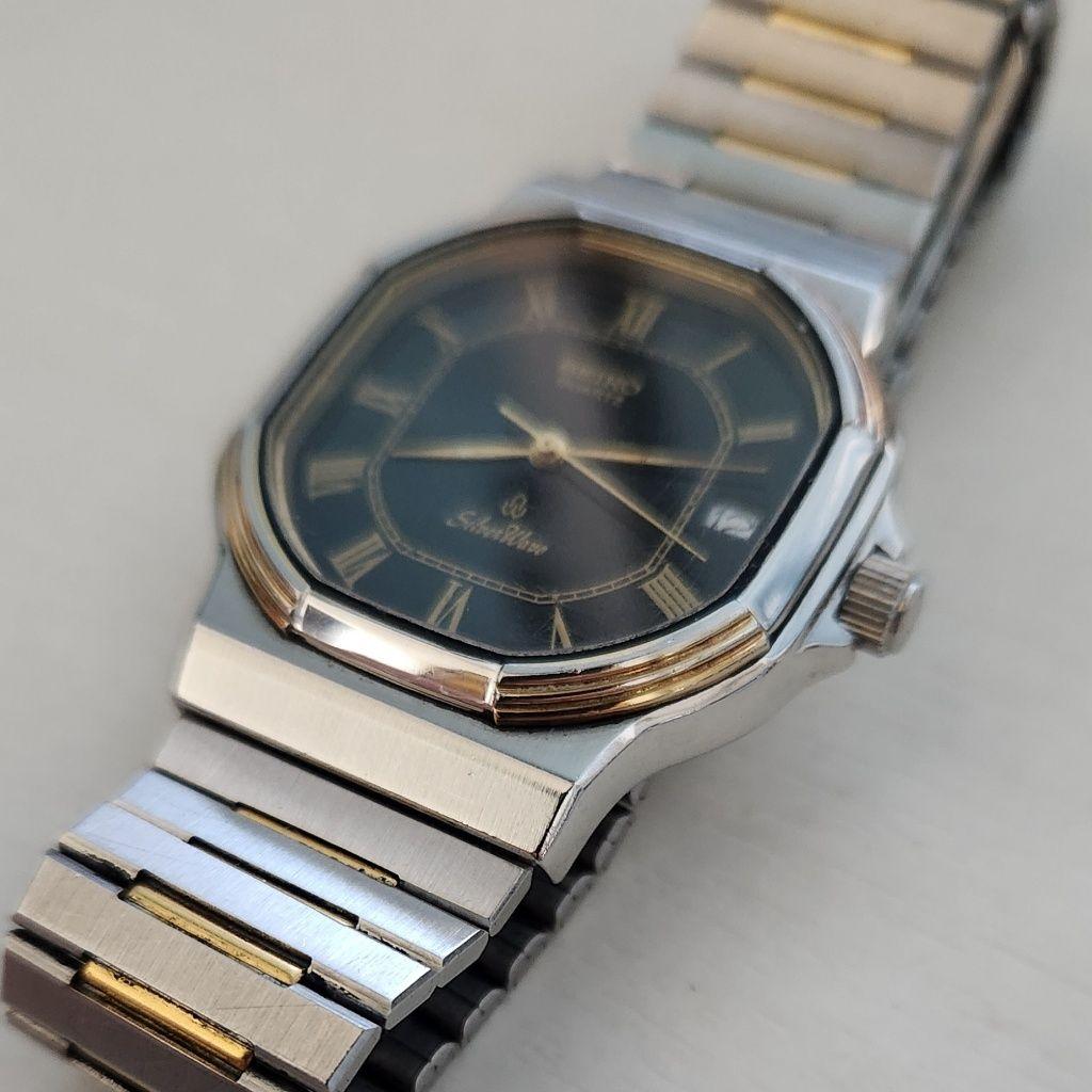 SEIKO Silver Wave クォーツ 稼働中