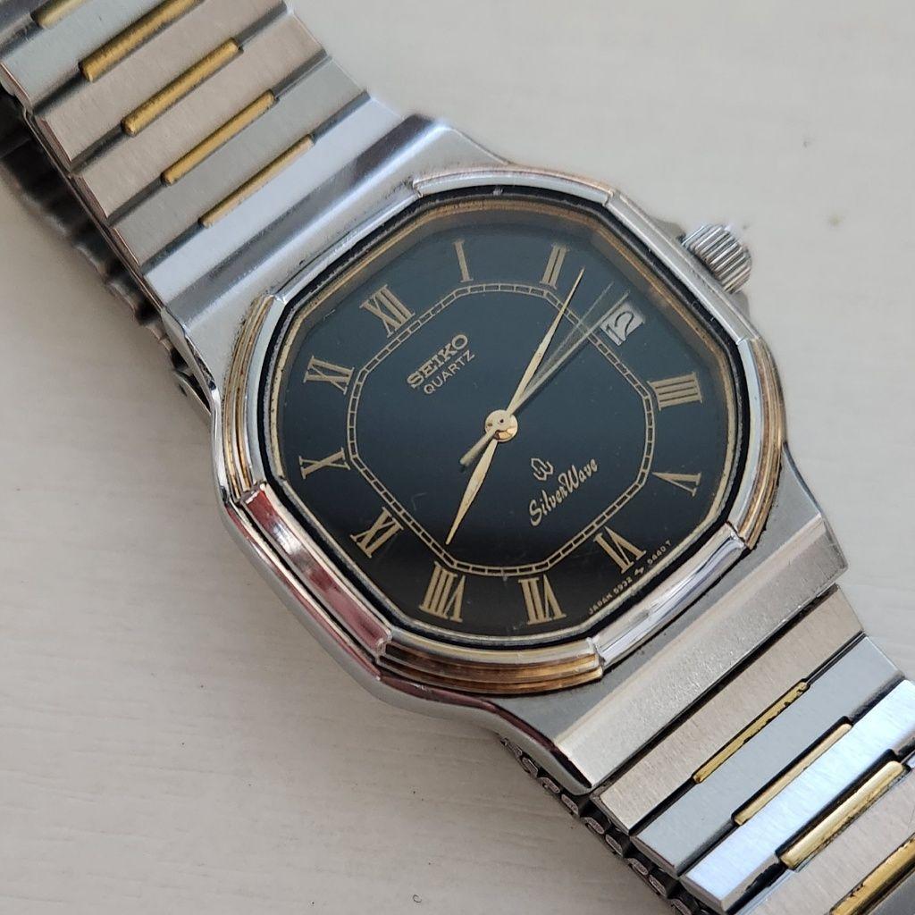 SEIKO Silver Wave クォーツ 稼働中