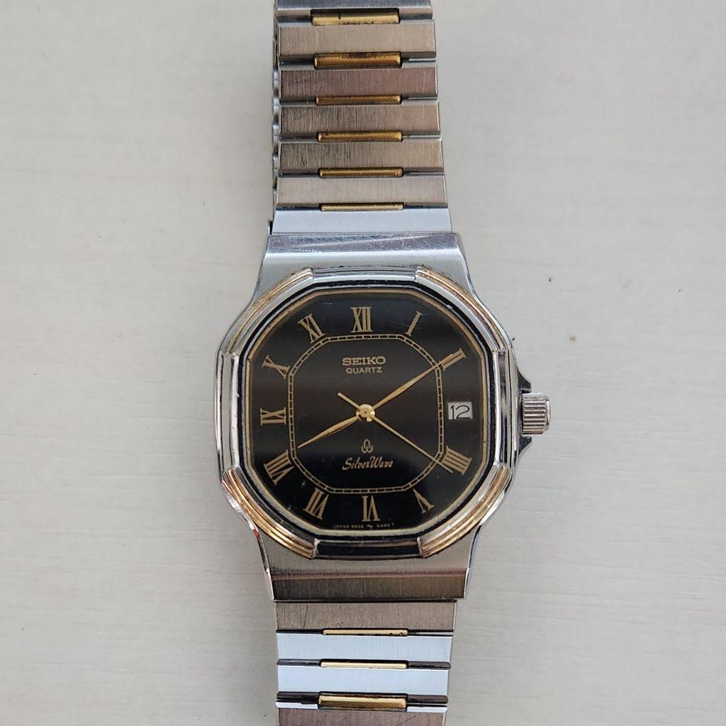 SEIKO Silver Wave クォーツ 稼働中