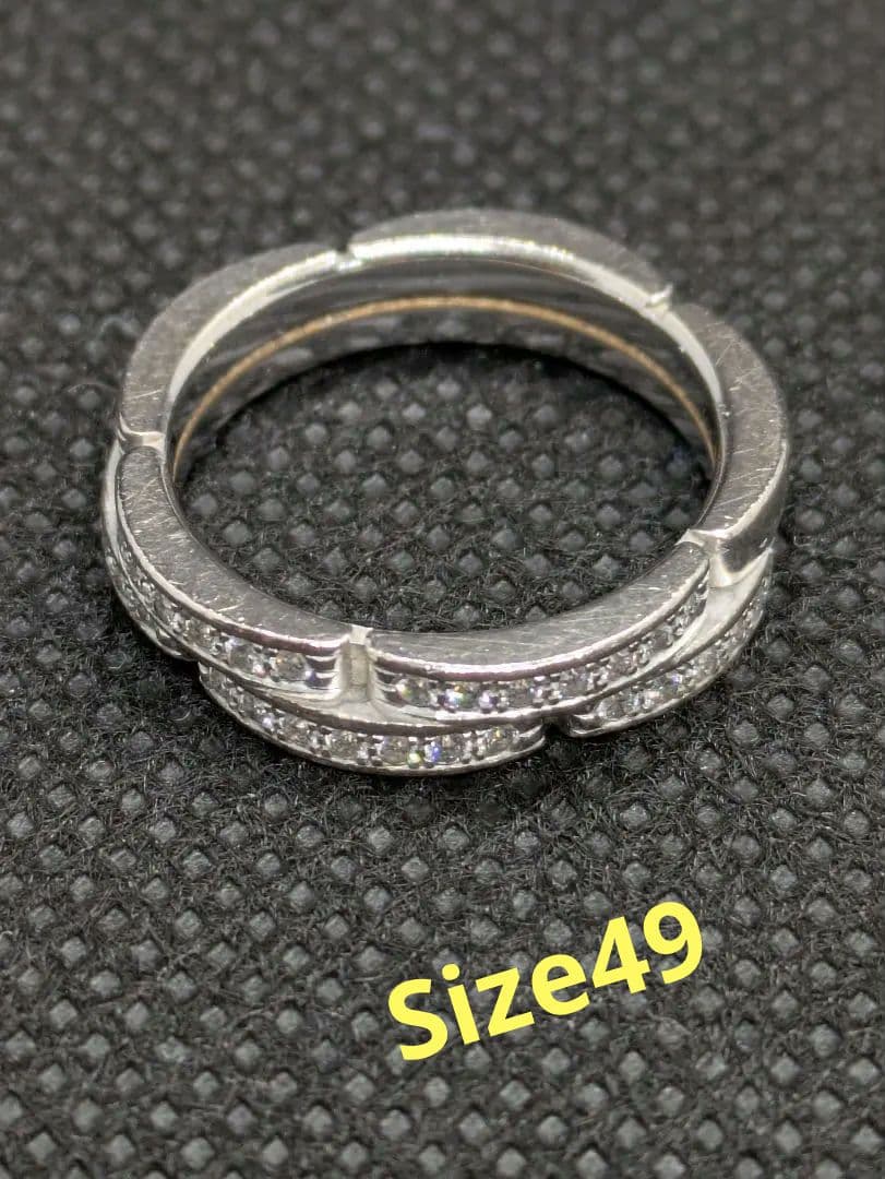 と*り様 Cartier マイヨンパンテール 2連リング　size49