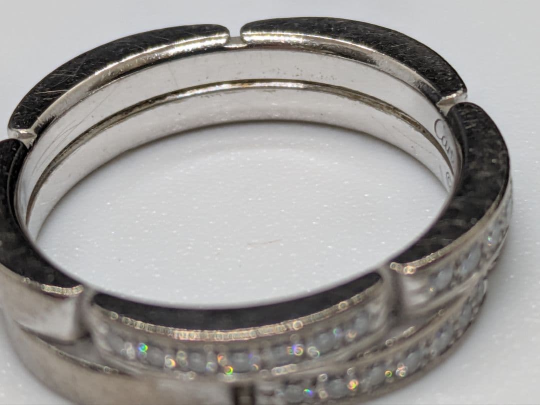 と*り様 Cartier マイヨンパンテール 2連リング　size49