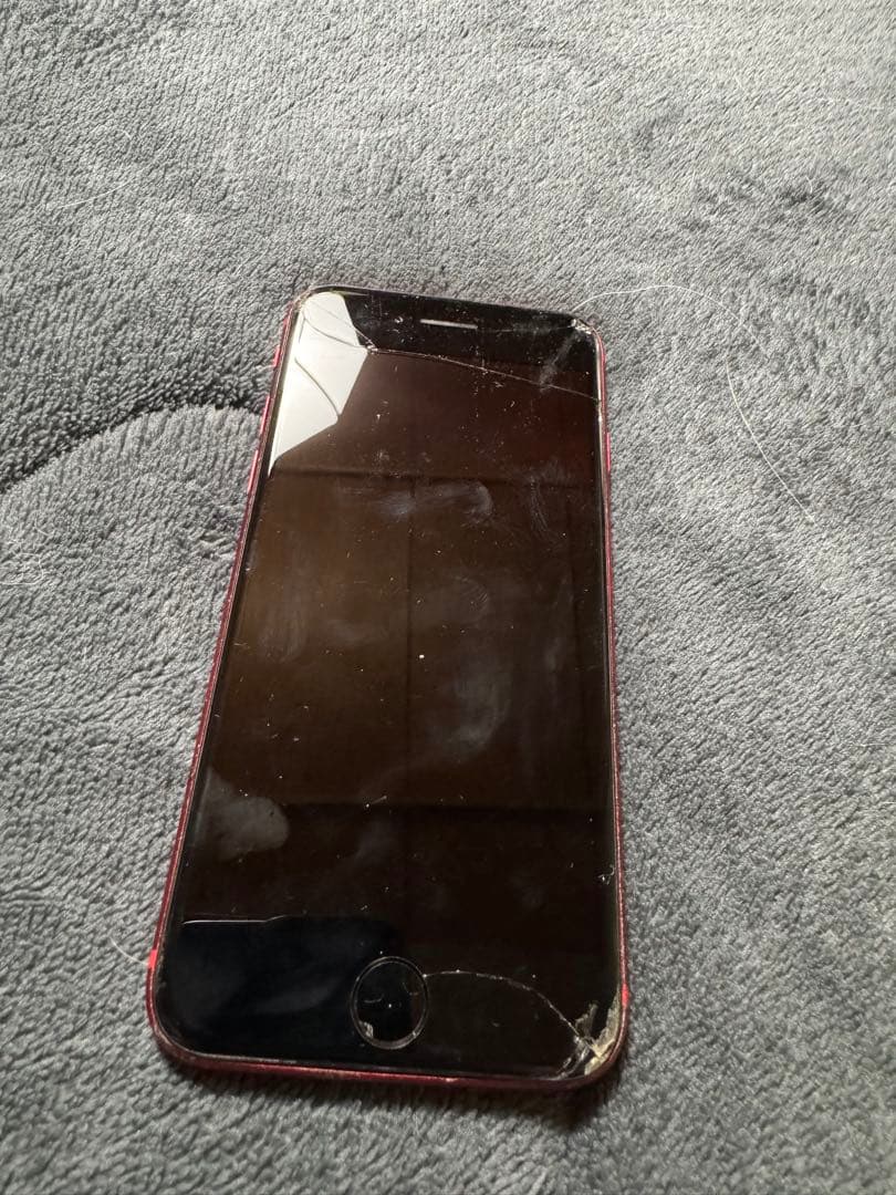 iPhone8 画面ひび割れ有