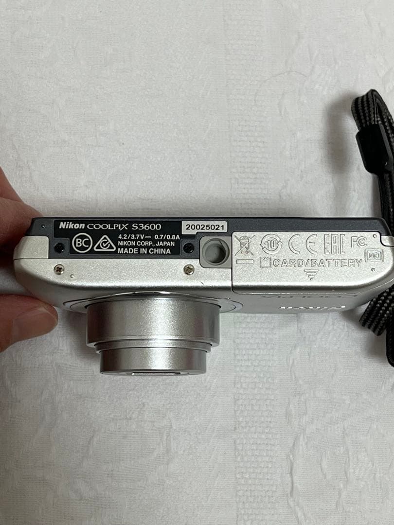 Nikon COOLPIX S3600ニコンデジタルカメラ