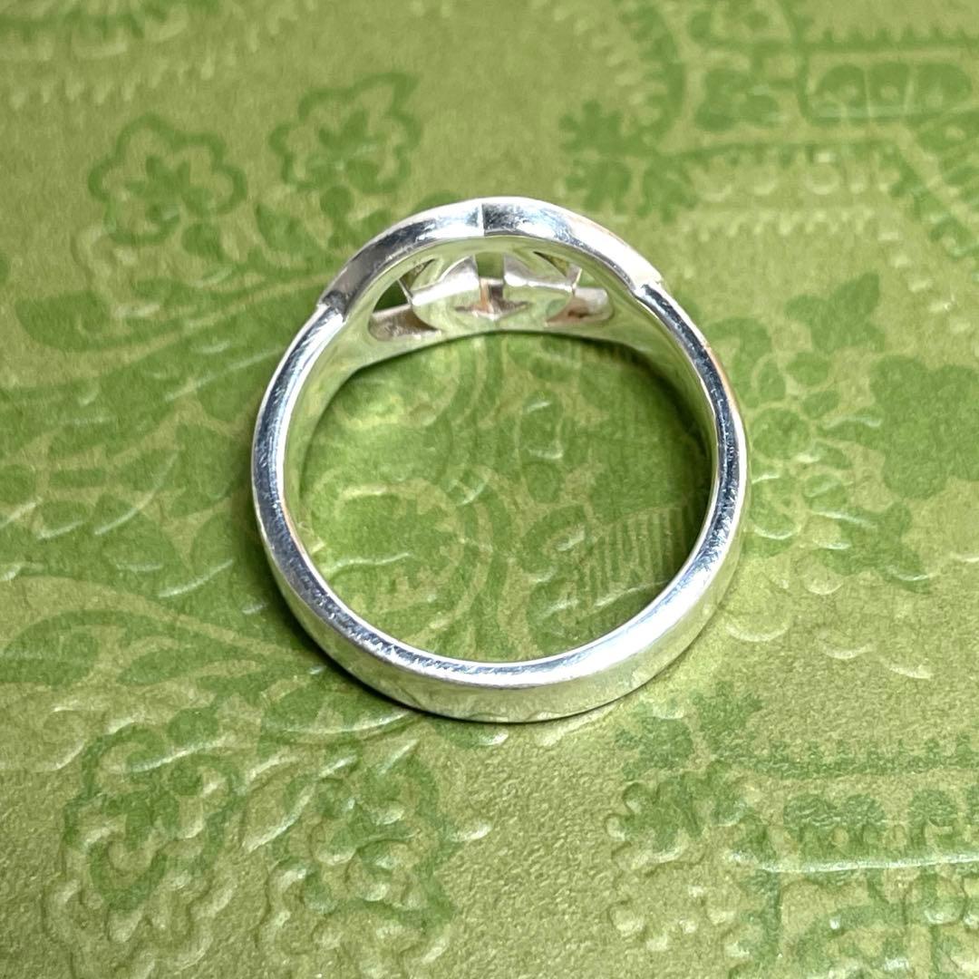 GUCCIグッチ インターロッキングGGリング 12号　メンズ/レディース