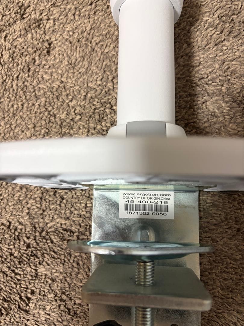 ERGOTRON LX モニターアーム デスクマウント ホワイト