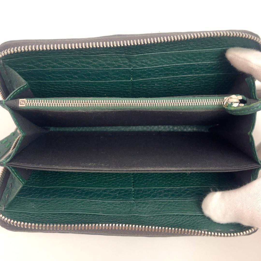 【新春特別価格】FENDI フェンディ セレリア レザー 長財布 ラウンドジップ