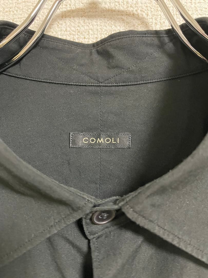 本店限定 COMOLI コモリシャツ ブラック サイズ3