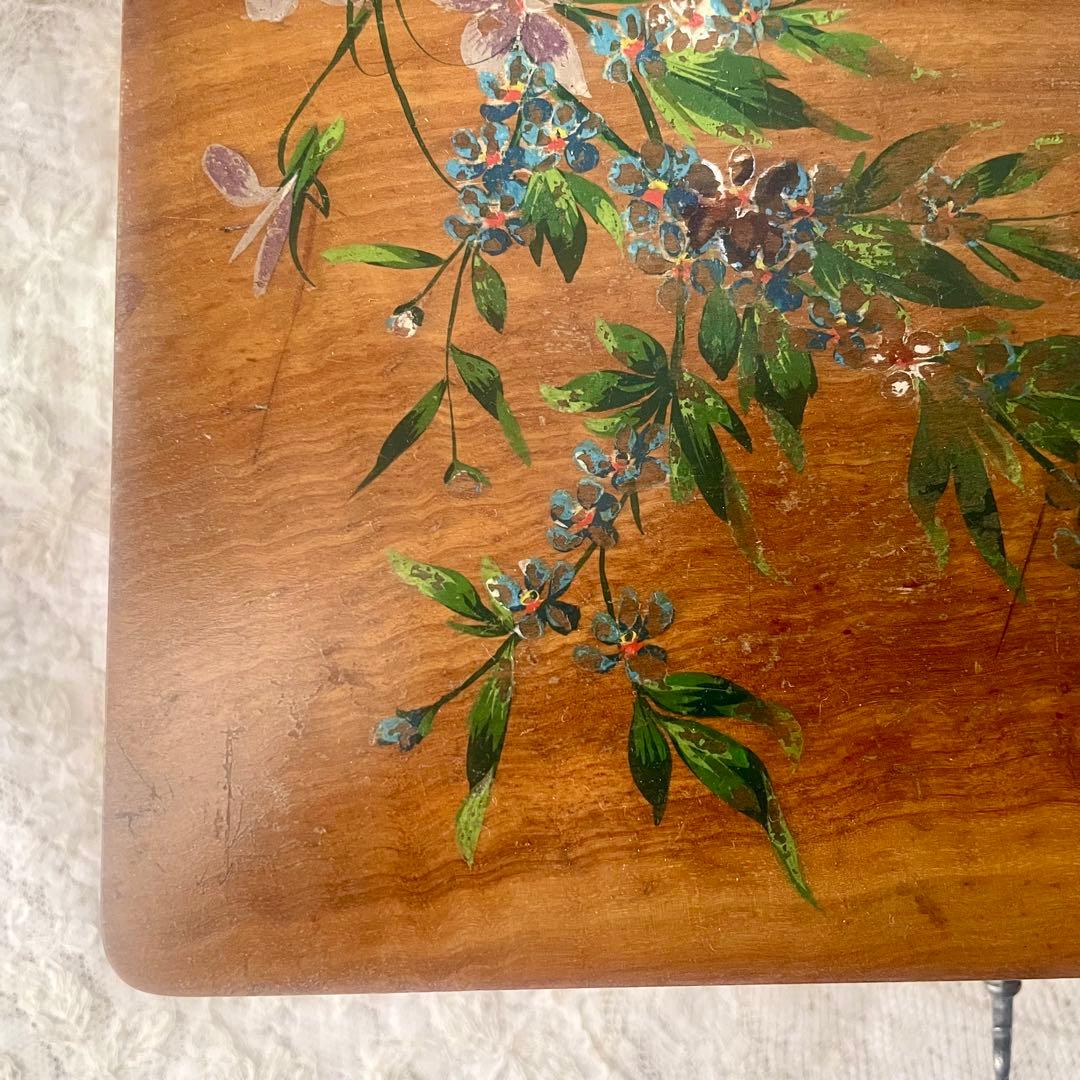 ミア　　【レア】鍵付き大きなモシュリンヌボックスピンクフランスアンティーク