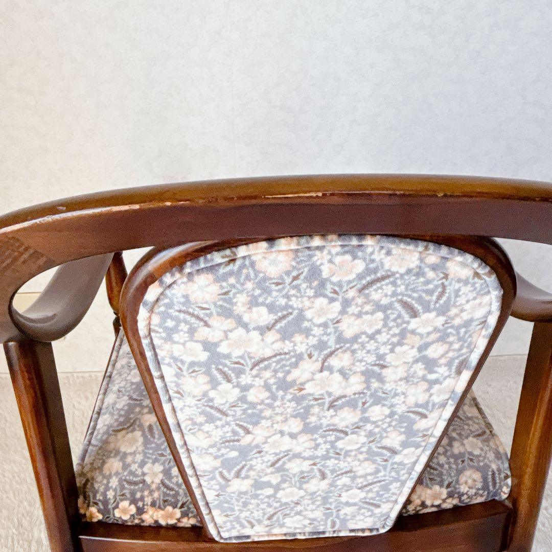 ピーちゃん様リクエスト品 karimoku】コロニアル アームチェア レトロ ビ