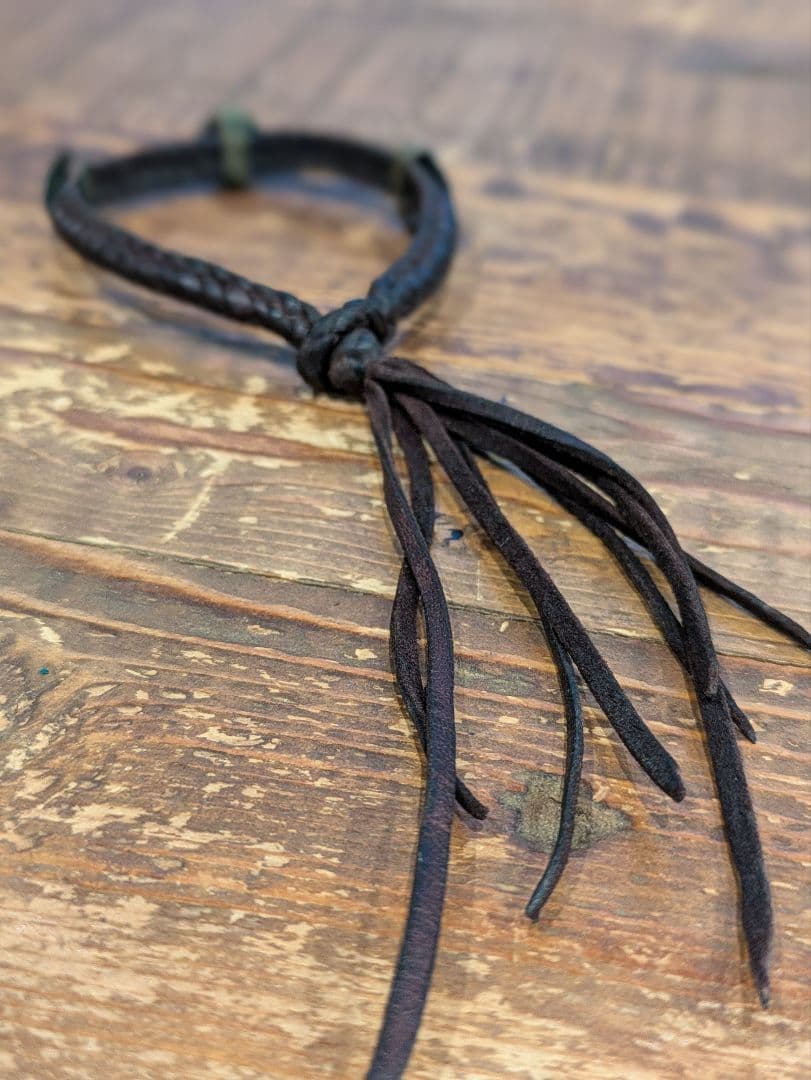 ShareSpirit　シェアースピリット　レザー　フリンジ　3連