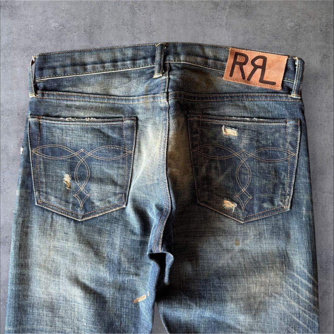 29 RRL ダブルアールエル スリムブーツカットデニムパンツ ジーンズ USA