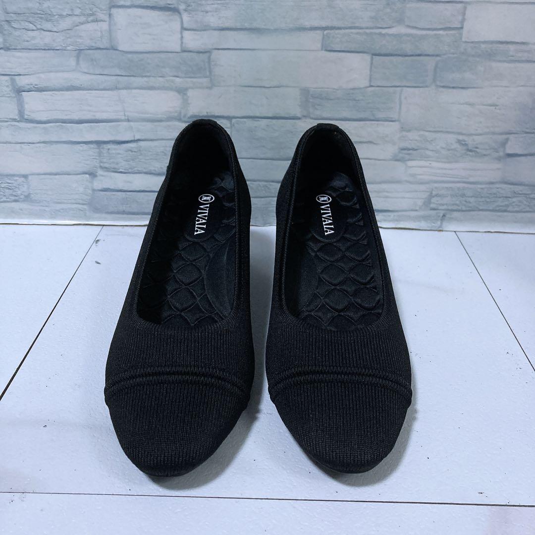 未使用級 VIVAIA JULIE ARCH PRO パンプス 23.5 黒