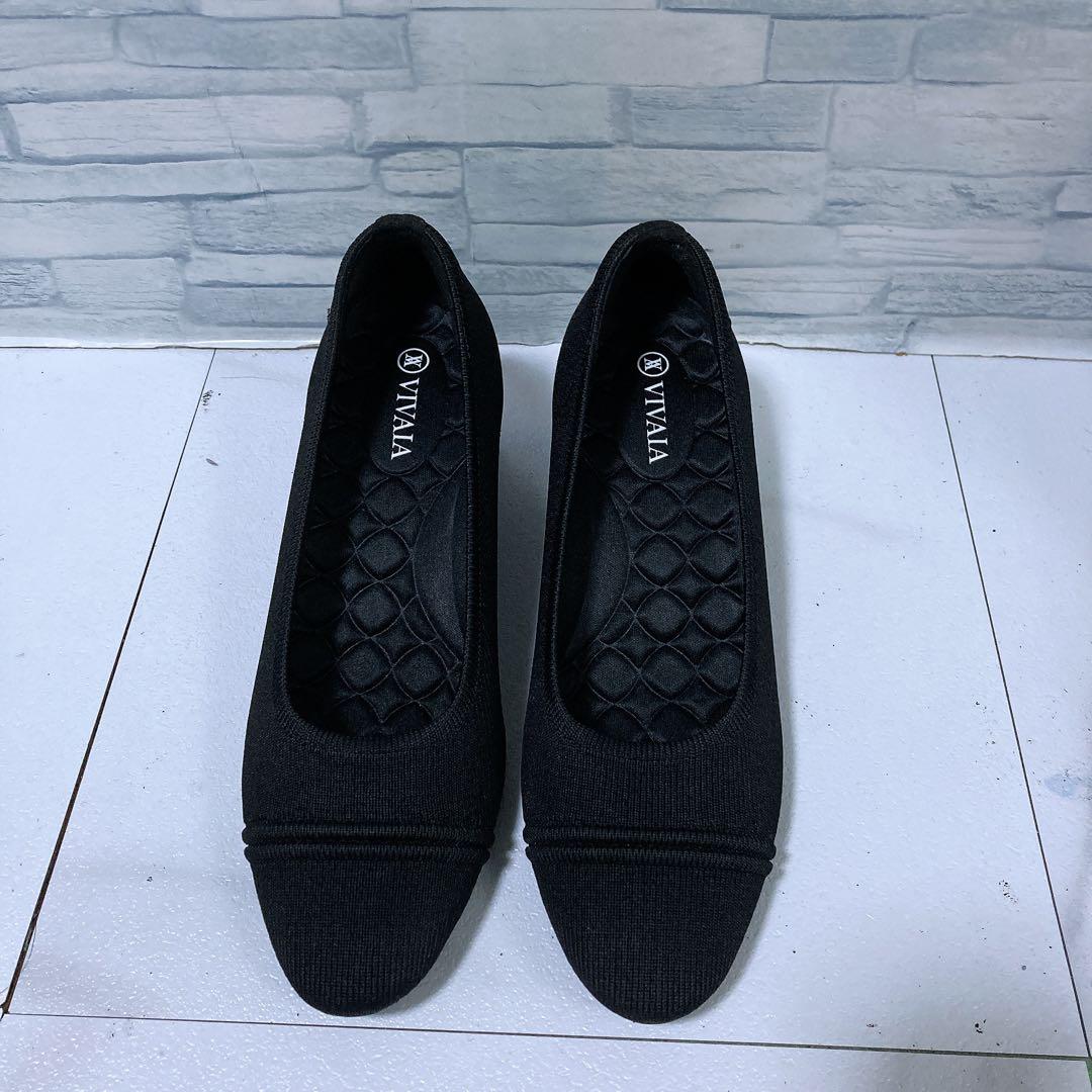 未使用級 VIVAIA JULIE ARCH PRO パンプス 23.5 黒