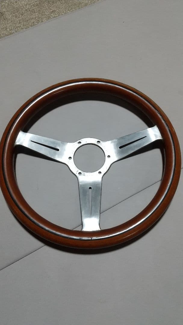 ウッド ステアリング 33cm ハンドル