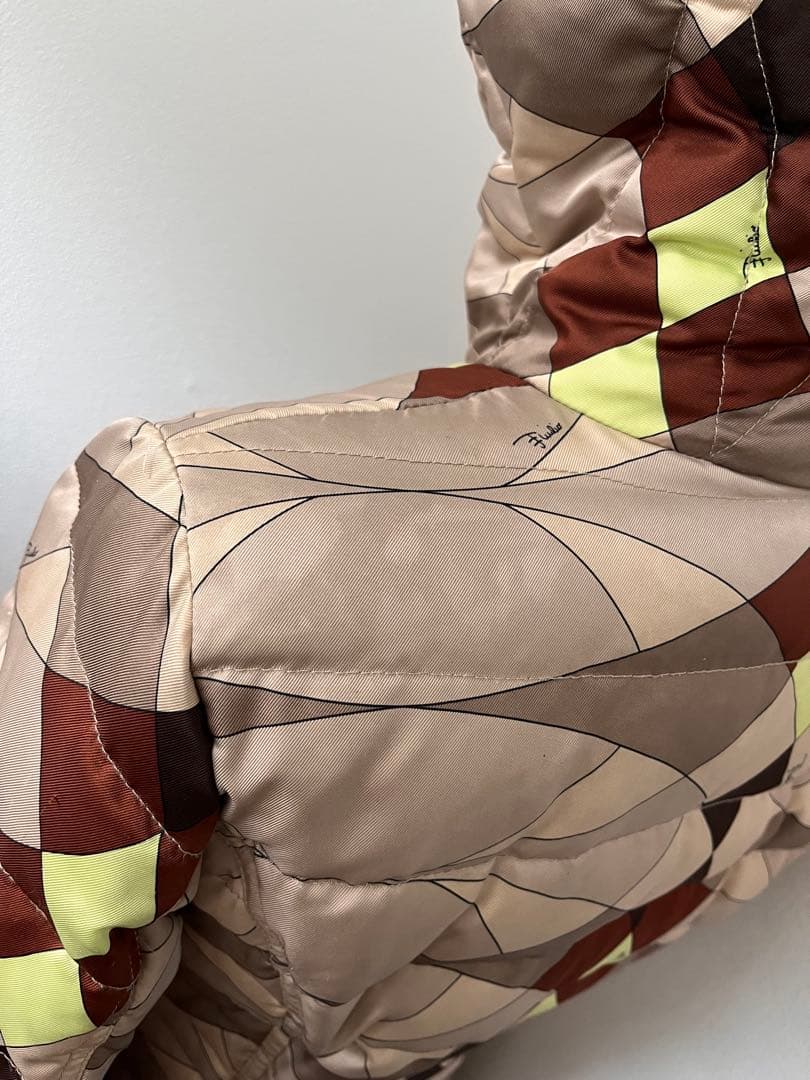 EMILIO PUCCI エミリオプッチ ダウンコート ロングコート ブラウンM