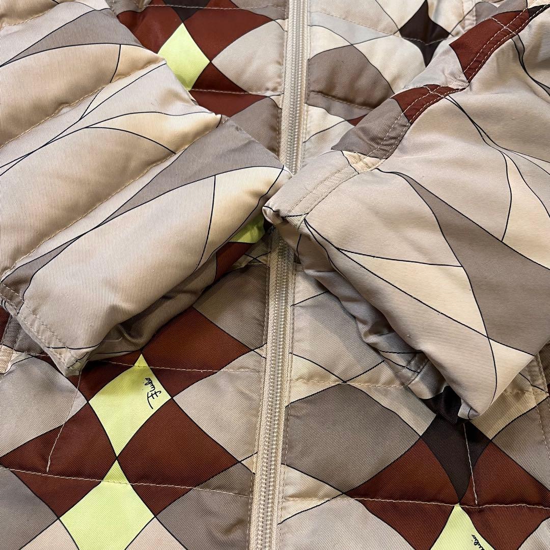 EMILIO PUCCI エミリオプッチ ダウンコート ロングコート ブラウンM