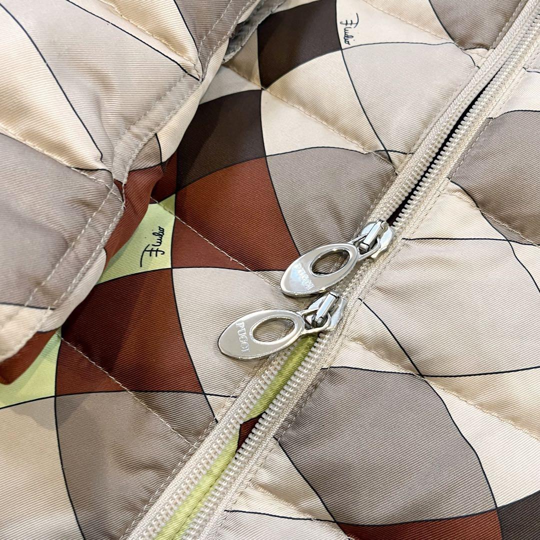 EMILIO PUCCI エミリオプッチ ダウンコート ロングコート ブラウンM