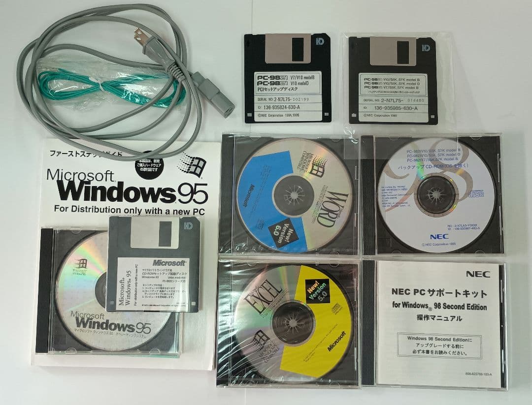 NEC PC-9821V10 K6-266MHz換装済 メモリ128MB 動作品