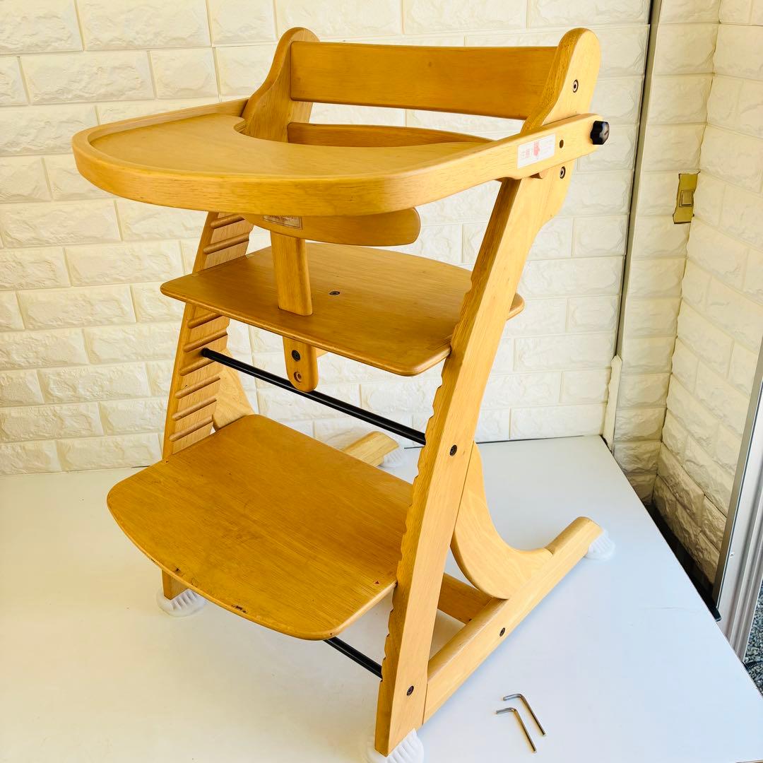 大和屋 すくすくチェア ウェーブ テーブル・ガード付き