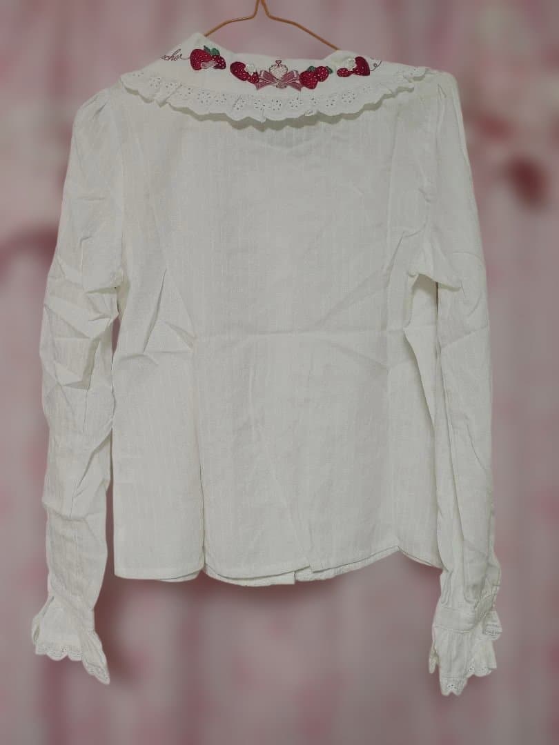 アマベル　苺　ジャンパースカート　ブラウス　ピンク　2点セット