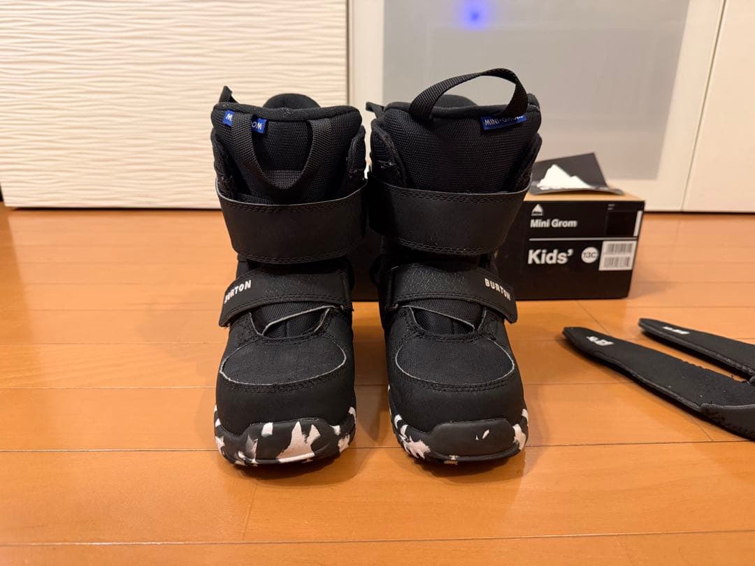 希少BURTON ベルクロMINI GROM スノーボードブーツ 19.5cm