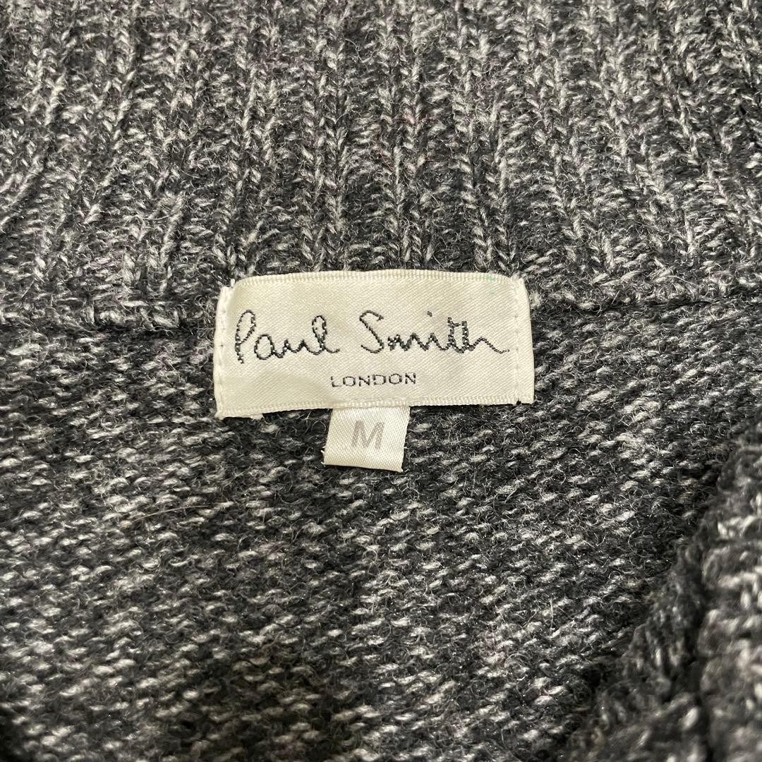 paul smith ドライバーズニット riri カシミヤ ダークウェア 細身