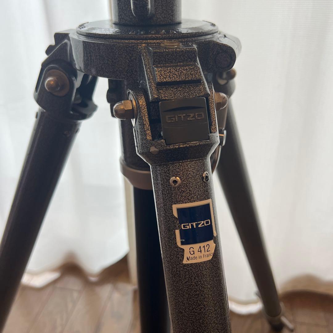 gitzo ジッツォg412 三段三脚+雲台g1570