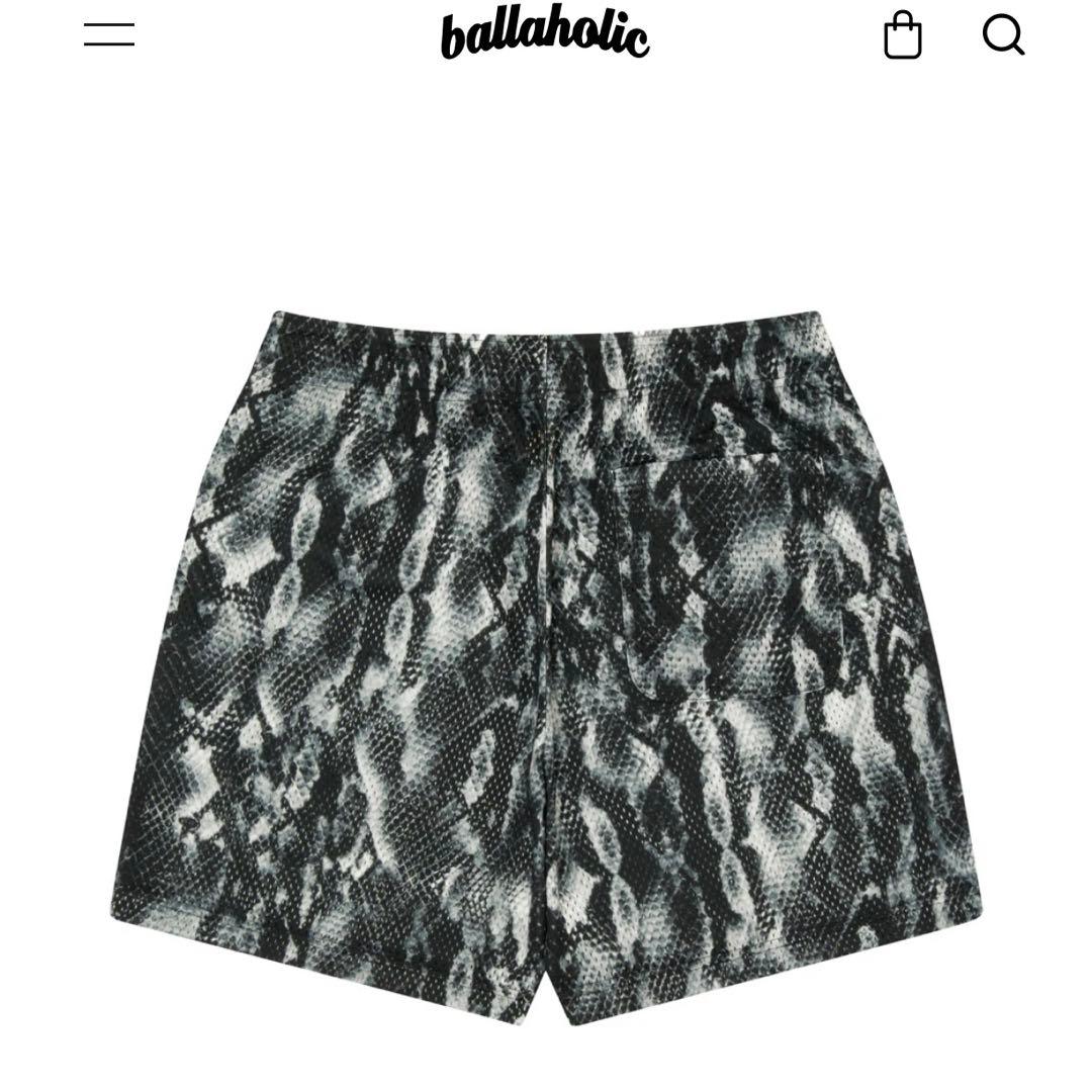 ウェア Snake Mesh Zip Shorts Black XL