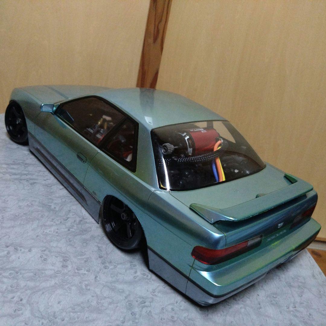 ABCホビー　シルビア S13　ライムグリーンツートン 未使用ボディ