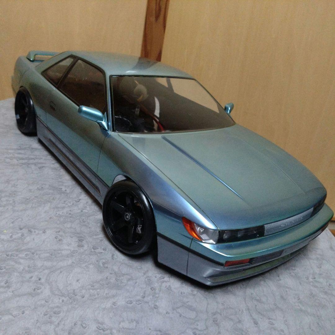 ABCホビー　シルビア S13　ライムグリーンツートン 未使用ボディ