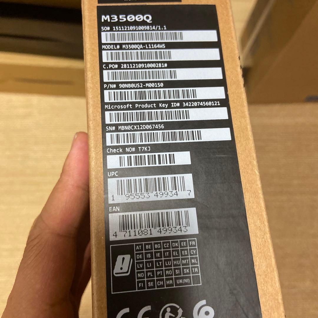 Windowsノート本体 ASUS Vivobook Pro 15 OLED M3500QA-L1164