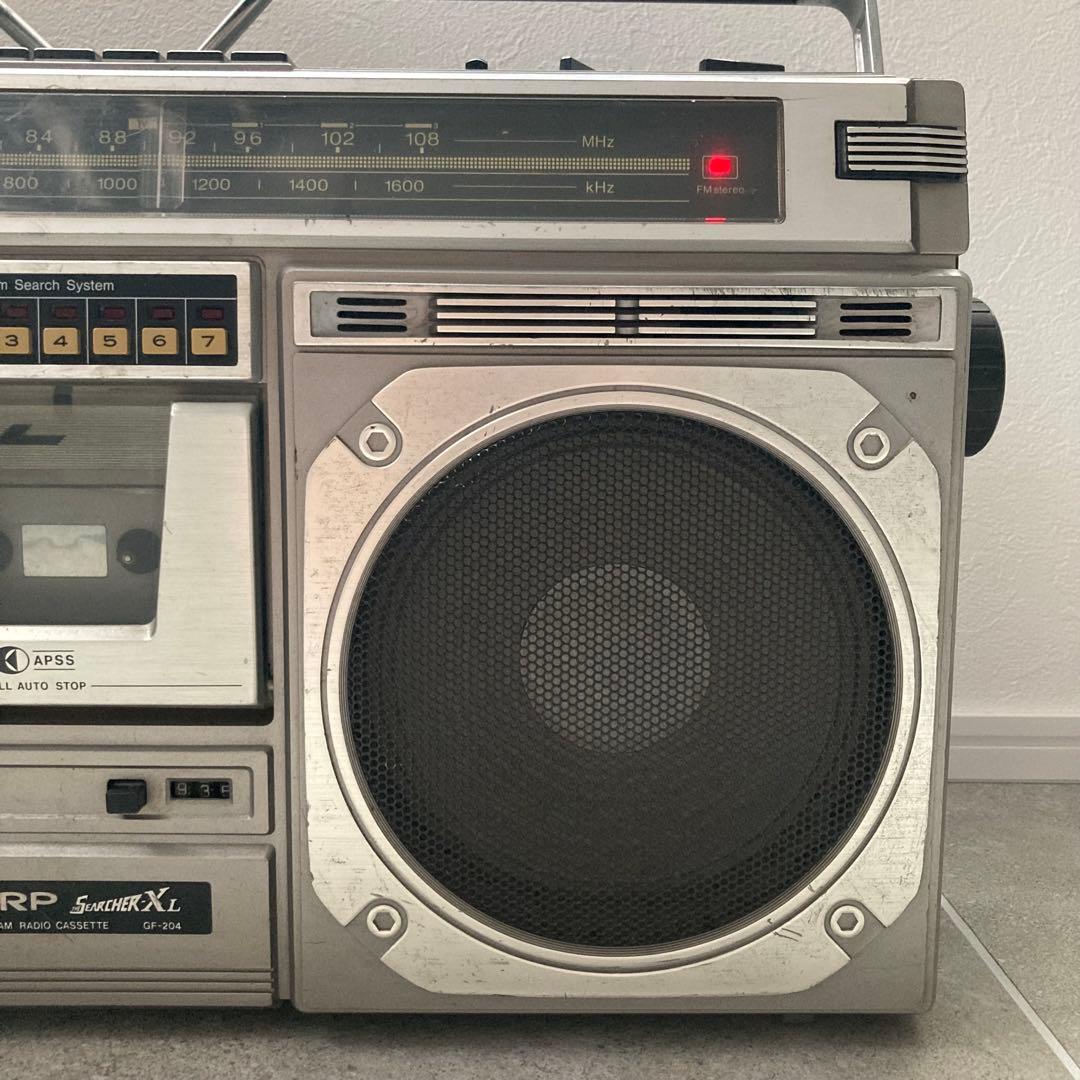 SHARP ラジカセ SEARCHER-XL GF-204 昭和レトロ
