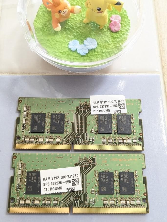 Samsung 8GB DDR4 2666MHz SO-DIMM 2枚 16GB