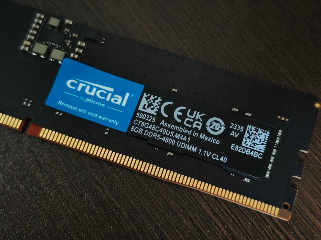 メモリー Crucial CT8G48C40U5 DDR5 PC5-38400 8GB