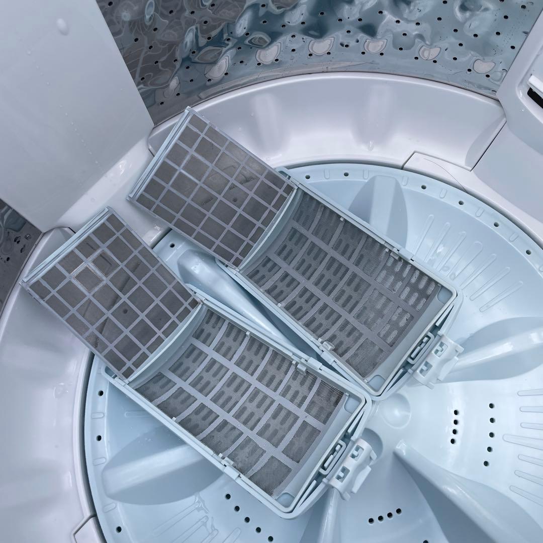 東芝2023年製7㎏全自動洗濯機 ZABOON ウルトラファインバブル極美品