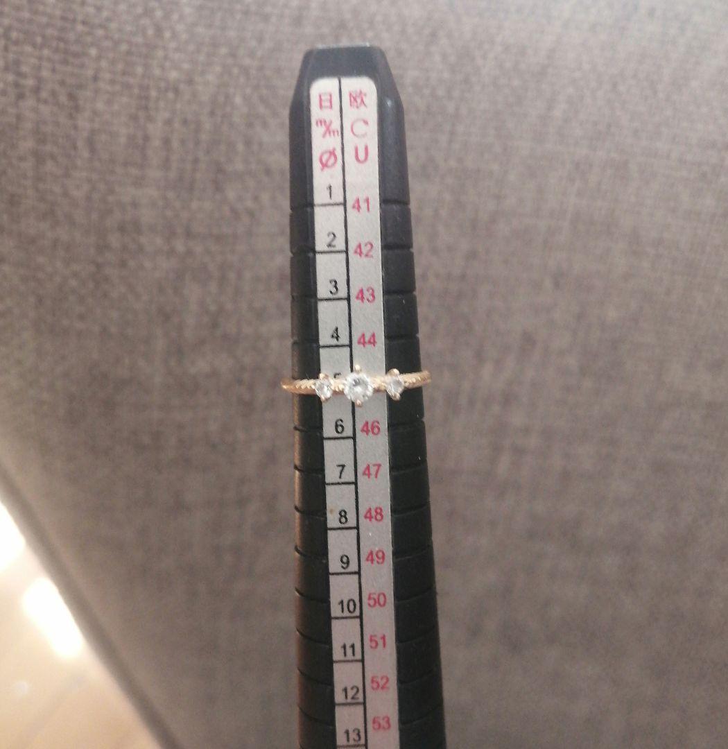 み*か様 K10YG ピンキーリング【5号】