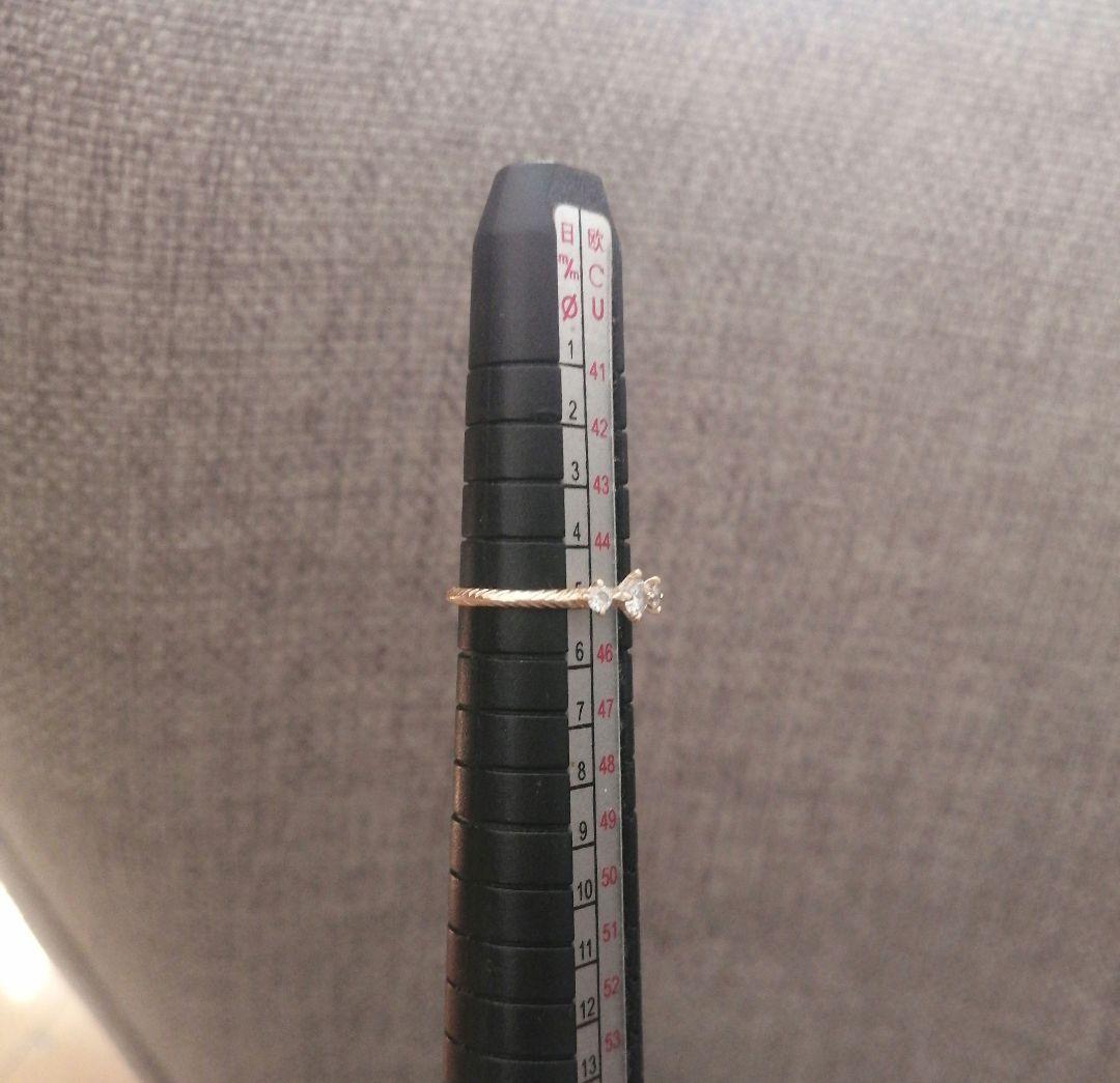 み*か様 K10YG ピンキーリング【5号】