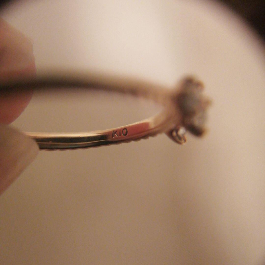 み*か様 K10YG ピンキーリング【5号】