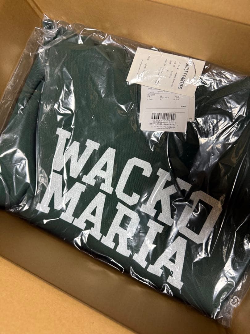 ワコマリア チャンピオン REVERSE WEAVE スウェット パーカー