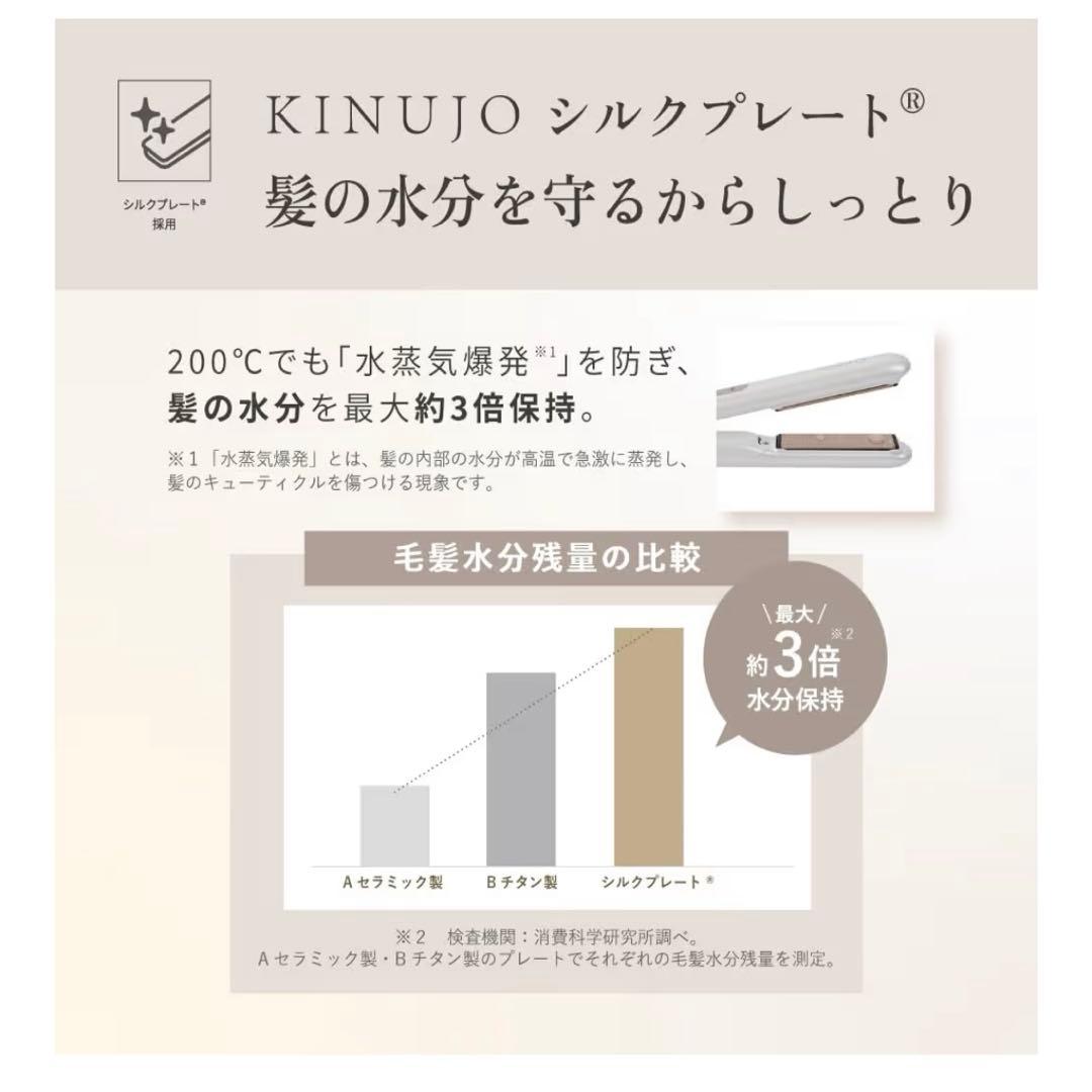 KINUJO 海外対応 ミニアイロン ドゥー シルクプレート® KM001