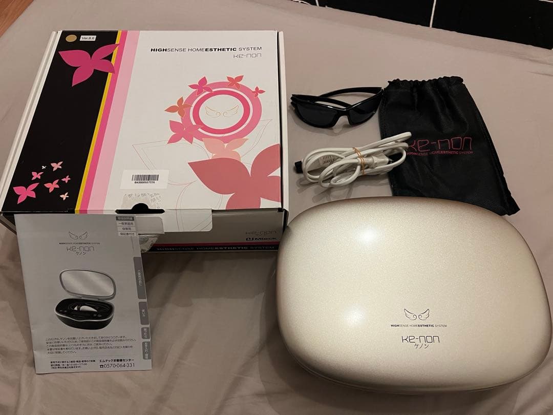 【美品】KE-NON 脱毛器ver8.6 シャンパンゴールド