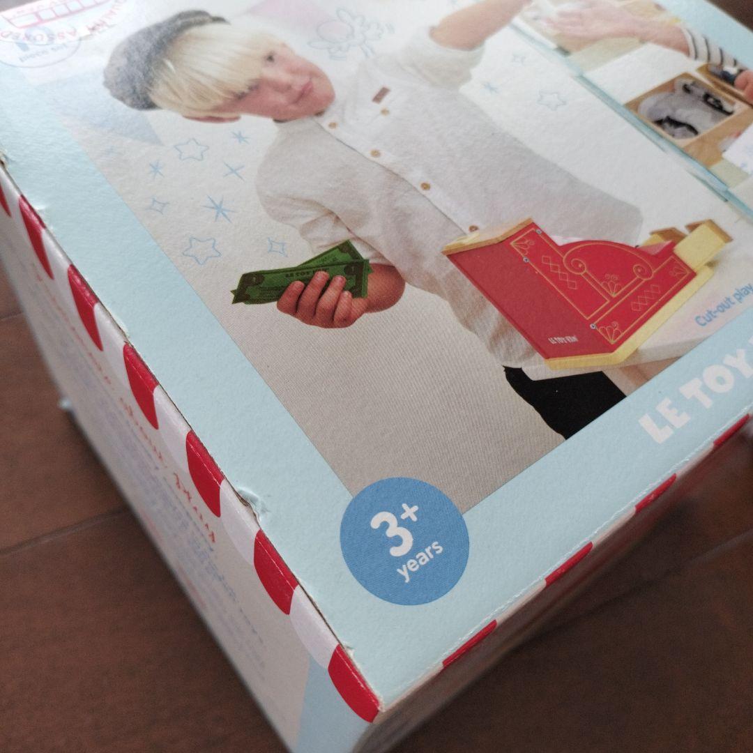 イギリス発 Le toy van 木製レジスター&木製電話 ビンテージフォン