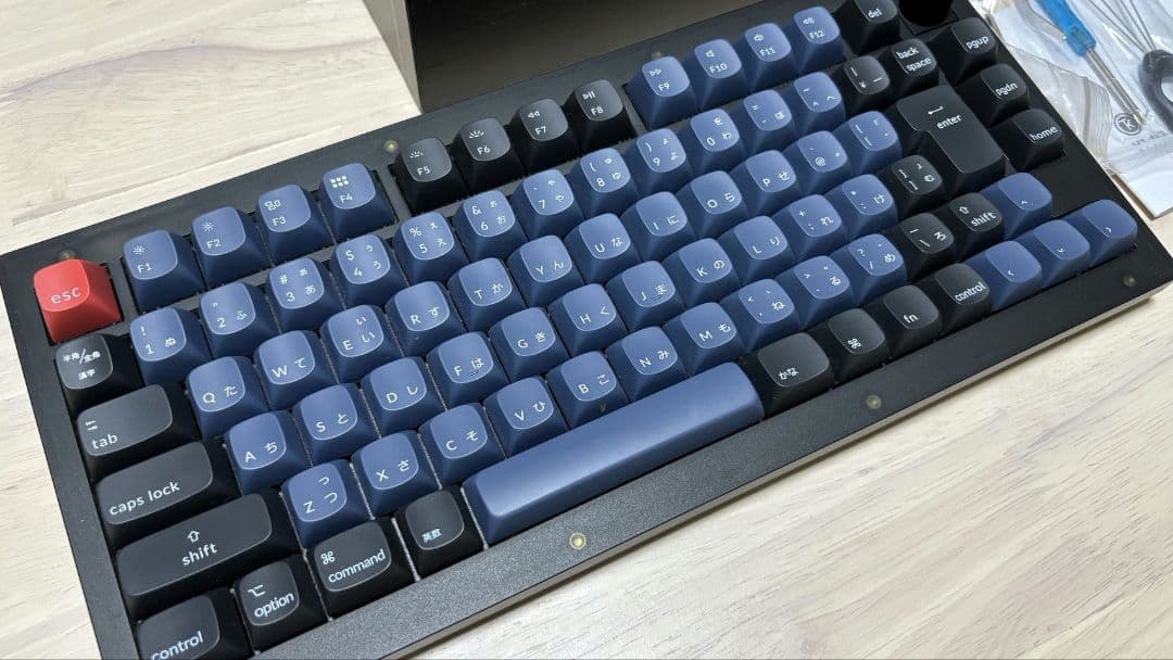 keychron v1 JIS配列　75%有線メカニカルキーボード　茶軸