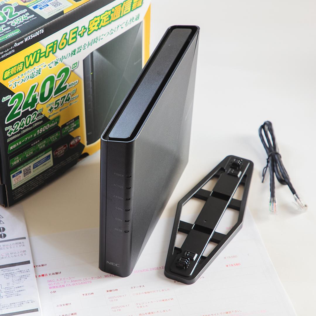 NEC Aterm 無線LAN ルーター PA-WX5400T6